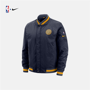 nba-nike 金州勇士队 男子运动休闲开襟复古夹克外套 ah5277-471
