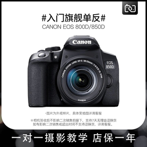 二手Canon/佳能 EOS 850D 800D 750D单反照相机入门级高清数码