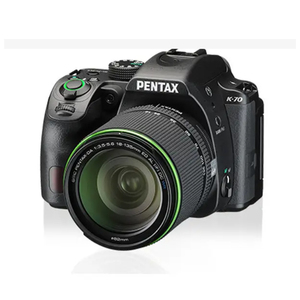 二手pentax宾得k70黑白色18-55半幅入门级单反高清数码旅游照相机
