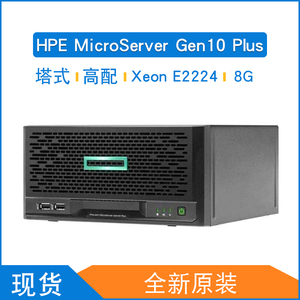 慧与HPE MicroServer Gen10 Plus塔式服务器 E2224  8G G5420