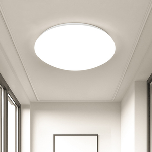极简LED吸顶灯卧室灯简约现代超薄圆形工程阳台灯过道灯具衣帽间