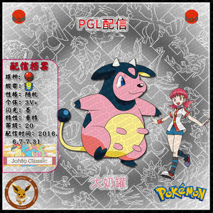 ns switch 口袋妖怪精灵宝可梦剑盾 g6 pgl配信 小茜的大奶罐