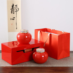 中式木盒茶叶包装礼盒龙井散茶包装利川红恩施玉露茶叶罐空盒定制