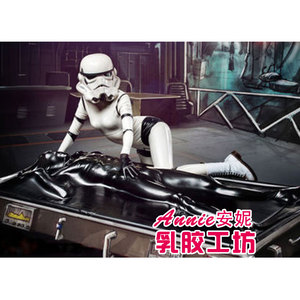 乳胶真空窒息睡袋紧身