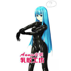 kigurumi男女全包乳胶衣 kig乳胶打底衣 伪娘假乳胶衣抹茶红豆1330