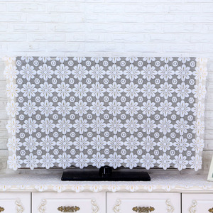 蕾丝电视盖布壁挂式液晶电视防尘布布艺桌布冰箱罩32寸52寸55寸75