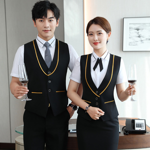 秋季女修身薄款马甲套装酒店领班工作服售楼部物业客服珠宝店工装