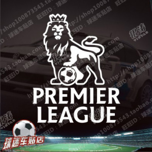 【球迷车贴店】汽车贴纸 反光车贴 球队车贴 英超联赛标志 狮子
