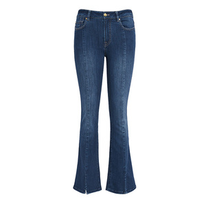 哥弟女裤牛仔裤九分专柜正品女装2019春秋新款微