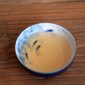 景德镇手绘茶杯陶瓷霁蓝品茗杯主人杯手工功夫茶杯普洱茶杯茶碗