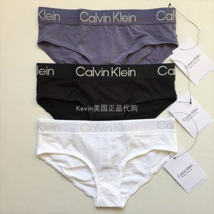 美国2021秋冬款calvin klein ck内裤女士宽腰边小平角裤qf6688