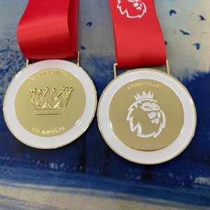 新款英超德甲奖牌金属红军利物浦夺冠收藏纪念世椇杯欧冠联赛