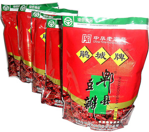 包邮鹃城牌郫县豆瓣酱454g5袋装 四川特产川菜辣椒海椒调味酱调料