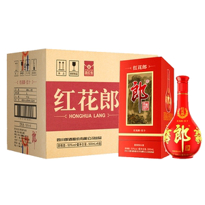 郎酒 红花郎10 53度酱香型白酒500ml*6瓶整箱 商务宴请送礼第四代
