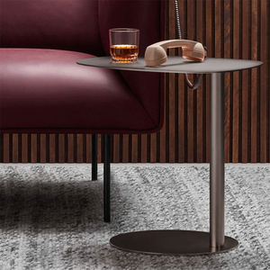 创意北欧设计师边几客厅沙发小茶几简约金属铁艺角几轻奢床头边桌