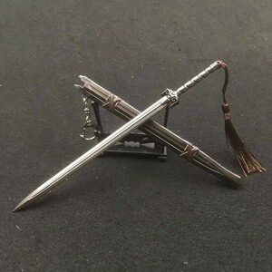 雪中悍刀行林探花赤霞剑模型合金钥匙扣挂件挂饰摆件摆饰玩具