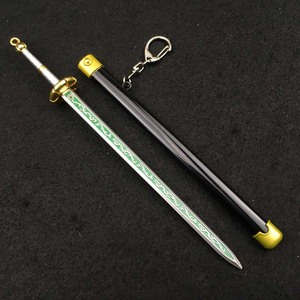 21cm剧场版海贼航海王魔剑七星剑武器模型合金钥匙扣挂件挂饰摆件