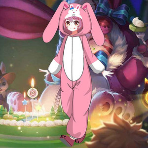 梦奇连体睡衣荣耀法兰绒动漫手游周边二次元情趣cos家居服装秋冬