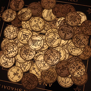 72恶魔符印  所罗门的小钥匙  纪念币 72个套装 不单卖