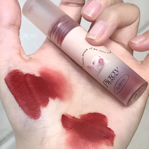 打啵不掉!flortte花洛莉亚亲亲唇泥雾面哑光不沾杯蜜桃樱桃唇釉