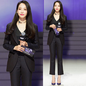 宋茜同款条纹西装