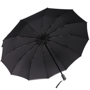 出口外贸全新雨伞折叠伞抗强风暴雨加固加厚男女通用双人折叠雨伞