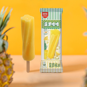 5支 和路雪菠萝喳喳 菠萝棒冰 冰淇淋雪糕78g 冰棒渣渣冰棍冷饮