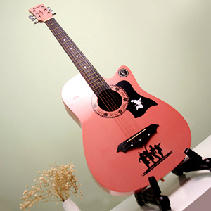 杰丽斯吉他 杰丽斯民谣吉他 民谣38寸练习吉他