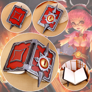 王者荣耀安琪拉暗夜丨萝莉cos服装道具魔法书