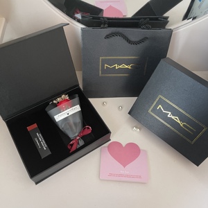 mac魅可单支口红盒礼盒空盒子包装盒手提礼袋礼物手提礼品盒纸袋