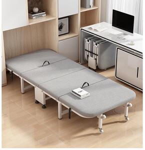 韩精灵折叠床办公室午休床简易单人床四折海绵床陪护床行军床包邮