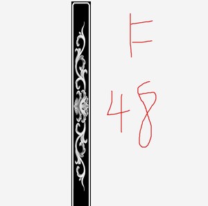 花边长条长草束腰贴花牙板压条洋花汉文回文边精雕图jdp灰度图bmp