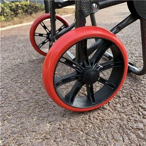 购物车买菜车静音轮子手推车耐磨轮子小拉车拉杆车承重轮子配件