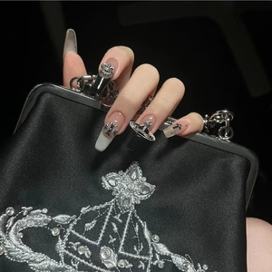 nz手工定制甲片拆卸穿戴假指甲光疗延长法式辣妹克罗心西太后美甲