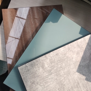 高光钛瓷板免漆云石板衣柜门板亮光哑光木板轻奢极简板18mm可定制