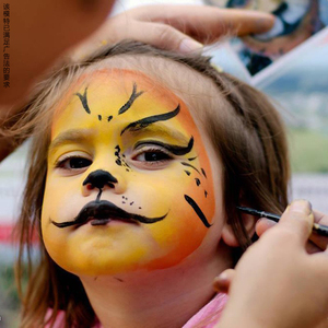 人体彩绘颜料脸部身体水溶戏曲京剧小丑化妆油彩膏安全可水洗儿童