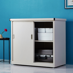 阳台矮柜储物柜防晒家用收纳置物柜宽1米室外户外柜子防雨水庭院