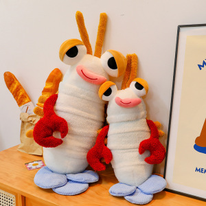 创意搞怪小龙虾玩偶布娃娃大虾抱枕毛绒玩具送女朋友礼物单肩包包