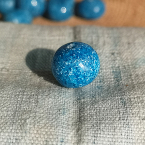 ha03-j02号 原创手作玻璃珠 高温烧制老料热熔霏雪琉璃珠 唾沫珠