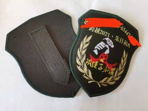 跨越2021朱日和a铁锤子臂章纪念章挂壁式