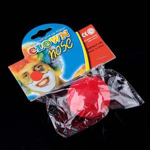 红鼻子节装扮小丑鼻子红鼻子海绵鼻子搞笑红鼻头红色海绵球鼻子