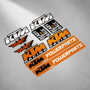 摩托车车贴机车 ktm duke 390 690 790 1290 rc 贴纸反光改装贴花