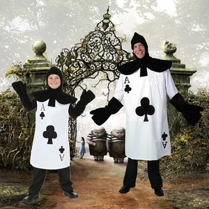 爱丽丝梦游仙境cos扑克士兵纸牌人红心方块黑桃梅花现货包邮