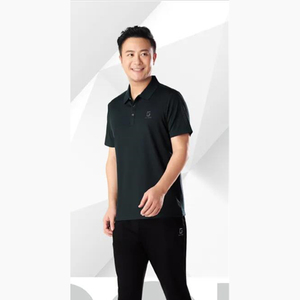 必列奇2022男士爸爸夏季薄款透气休闲运动套装翻领短袖长裤两件套