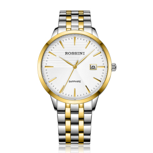 罗西尼男表正品防水5911t01c专柜手表情侣5912t01c精钢带石英表