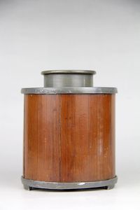 清代颜和顺锡器竹雕茶叶罐古玩古董老物件茶具杂项怀旧货民俗收藏