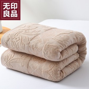 无印良品纯棉毛毯全棉老式怀旧毛巾被夏季单人毯子铺床单沙发盖毯