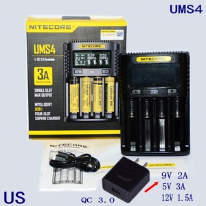 NITECORE奈特科尔um2/UM4/UMS2/UMS4/SC4智能显示屏锂电池充电器