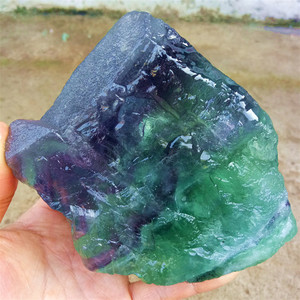 天然大块水晶萤石原石绿色萤石原石原矿摆件萤石水晶摆件一物一图