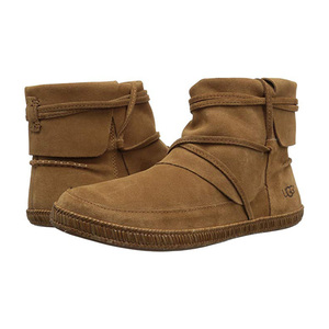 ugg单靴迷你靴女鞋2020春季休闲短靴代购 舒适平底无内里休闲靴